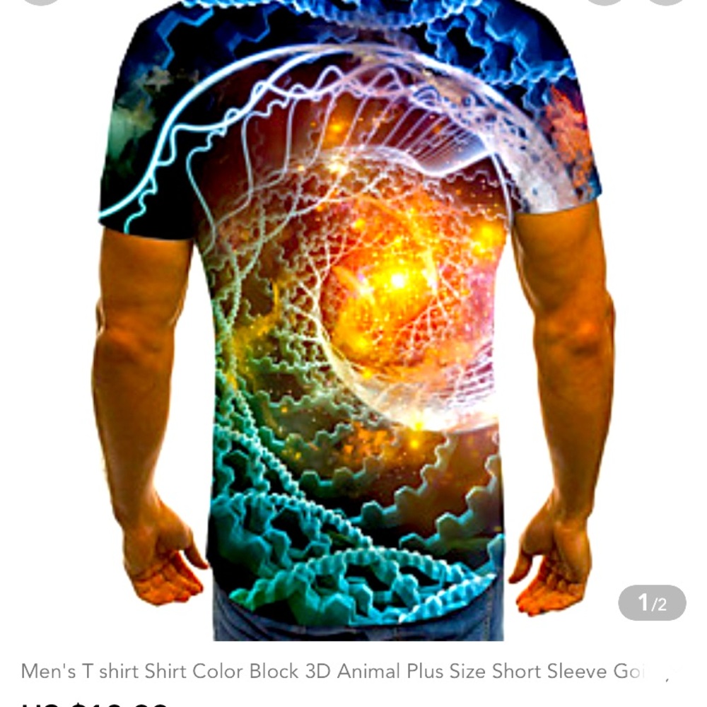 Men’s 3D graphic t shirt